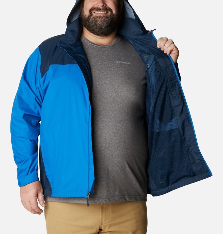 Columbia Glennaker Lake Regnjakker Herre Blå | Plus Size 94156R